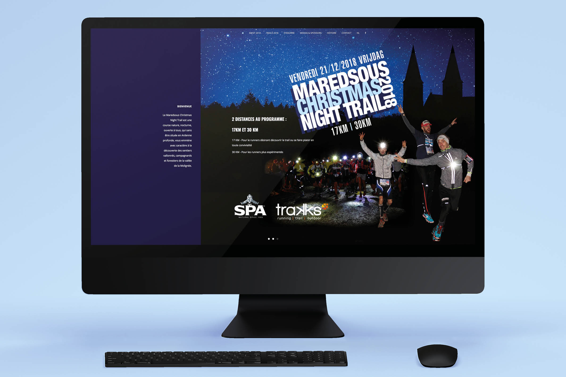 Site web - Maredsous Christmas Night Trail